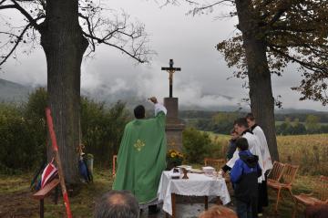 Vysvätenie Mäsiarovho Kríža 5. októbra 2014 Vysvätenie Mäsiarovho Kríža 5. októbra 2014